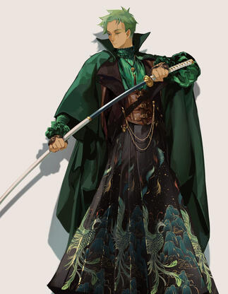 Zoro in a Hanfu Zoro in a Hanfu